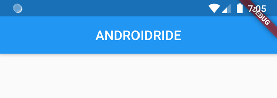 center appbar title flutter result2