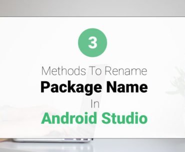 how to change package name in android studio