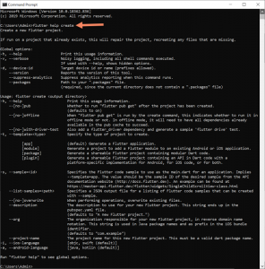 7 Flutter Commands & Command Line Options You Must Know : Create New ...