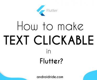 flutter clickable text